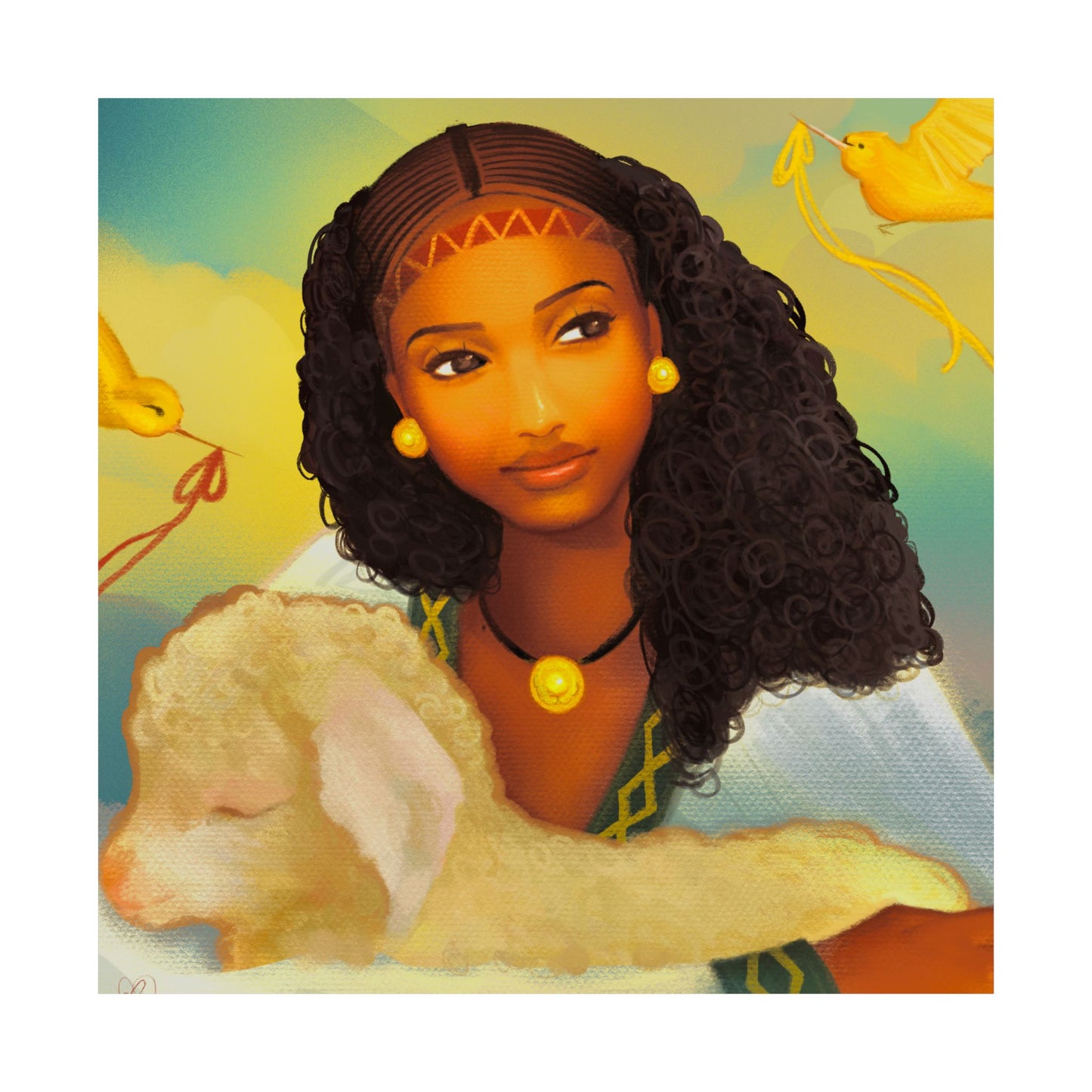 Ashenda Portrait Print